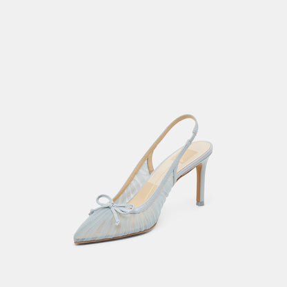 Dolce Vita Yela Light Blue Tulle Heels