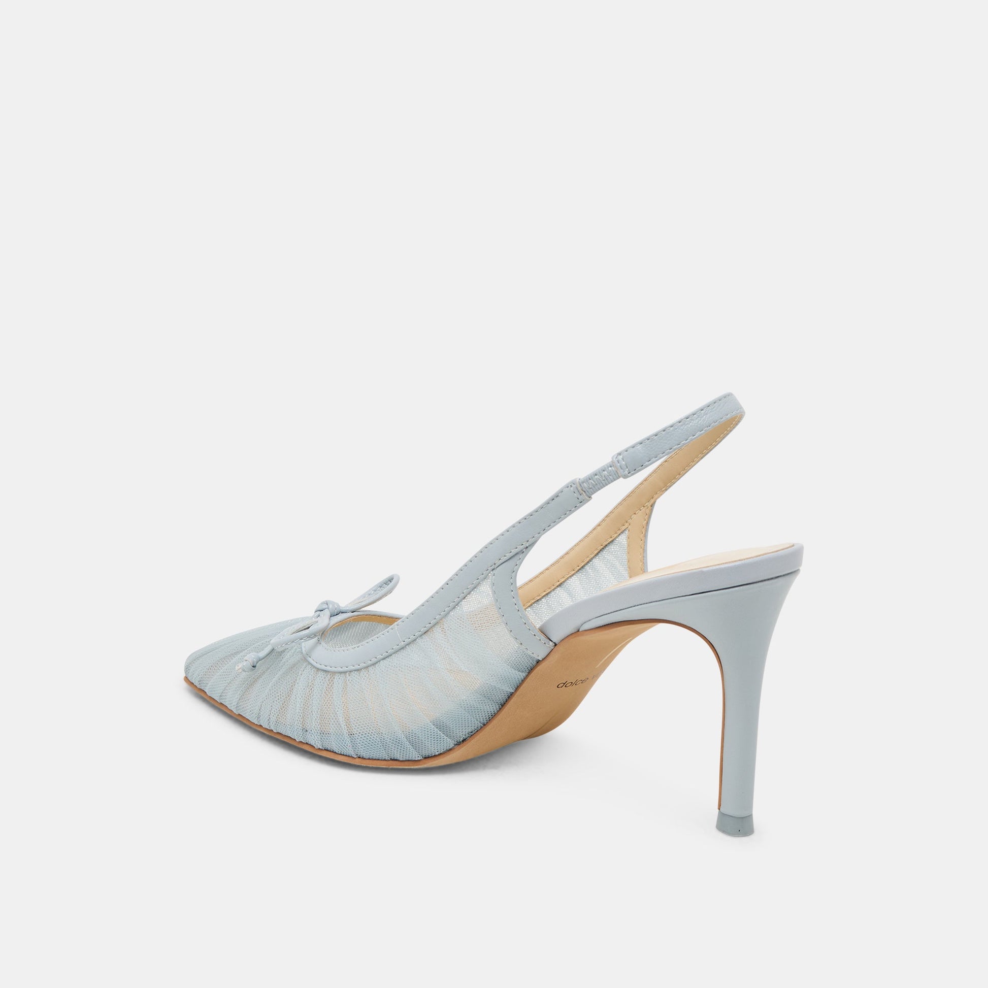Dolce Vita Yela Light Blue Tulle Heels