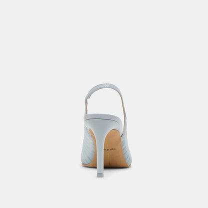 Dolce Vita Yela Light Blue Tulle Heels