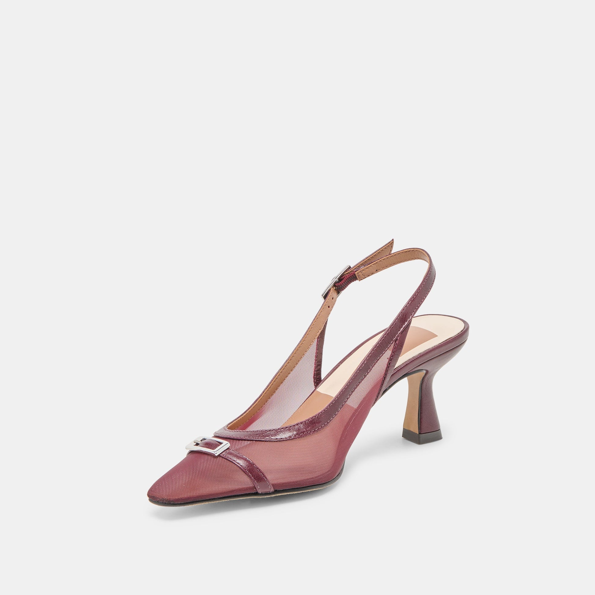 Dolce Vita Lorine Burgundy Mesh Heels