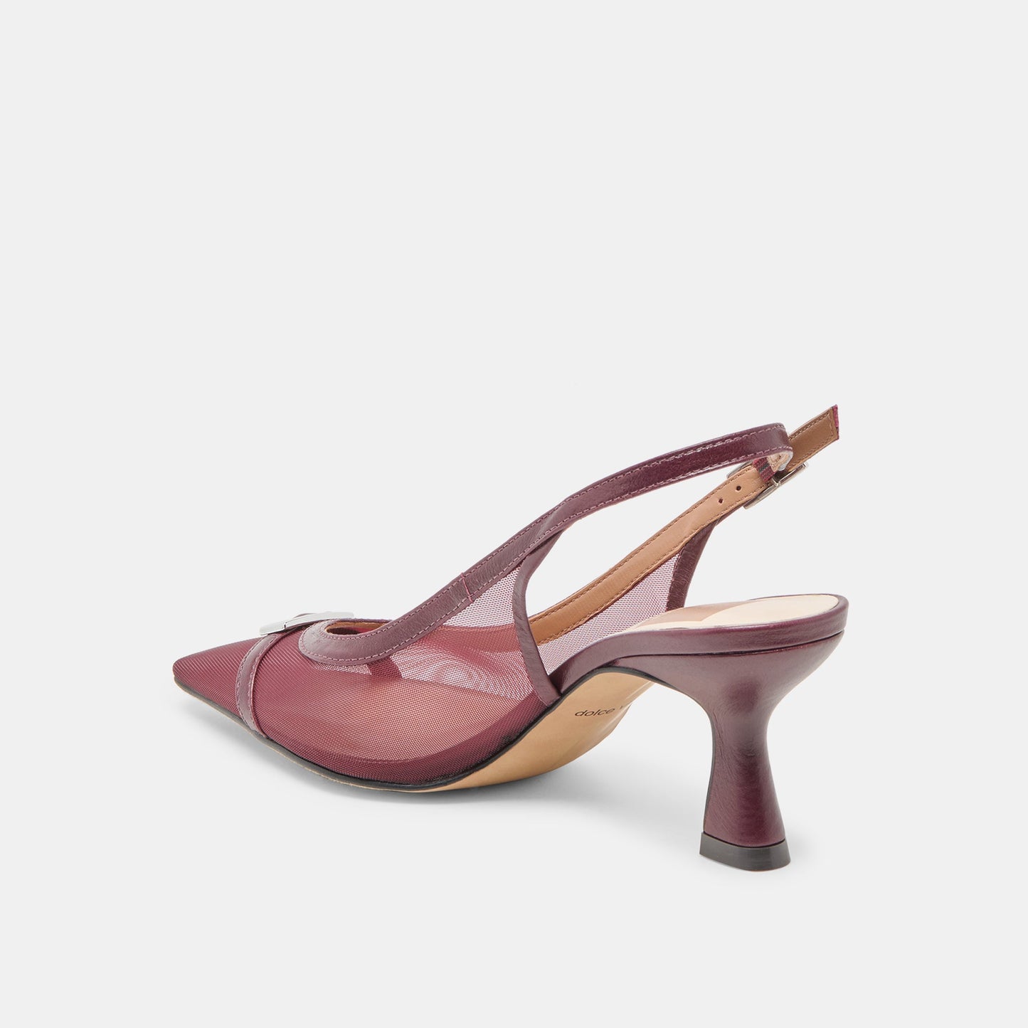 Dolce Vita Lorine Burgundy Mesh Heels