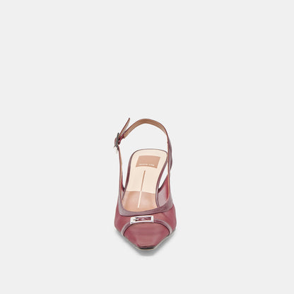 Dolce Vita Lorine Burgundy Mesh Heels