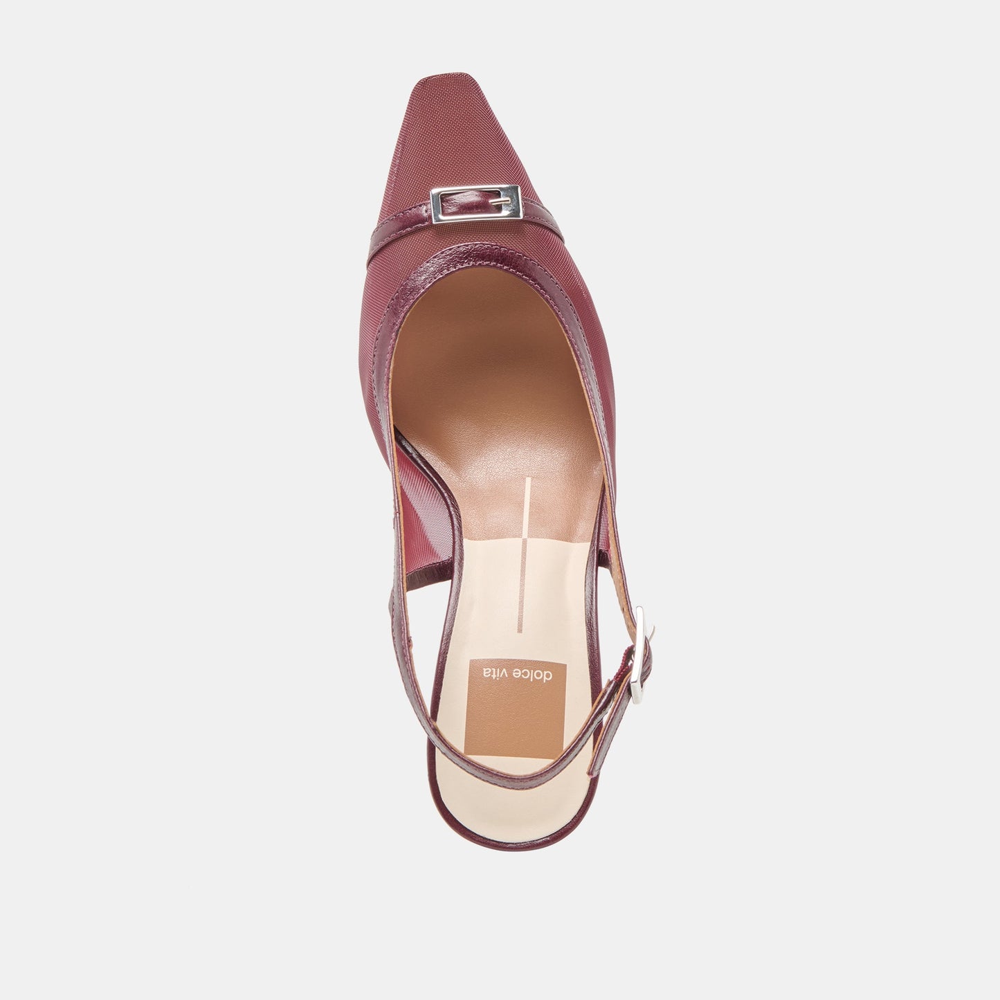 Dolce Vita Lorine Burgundy Mesh Heels