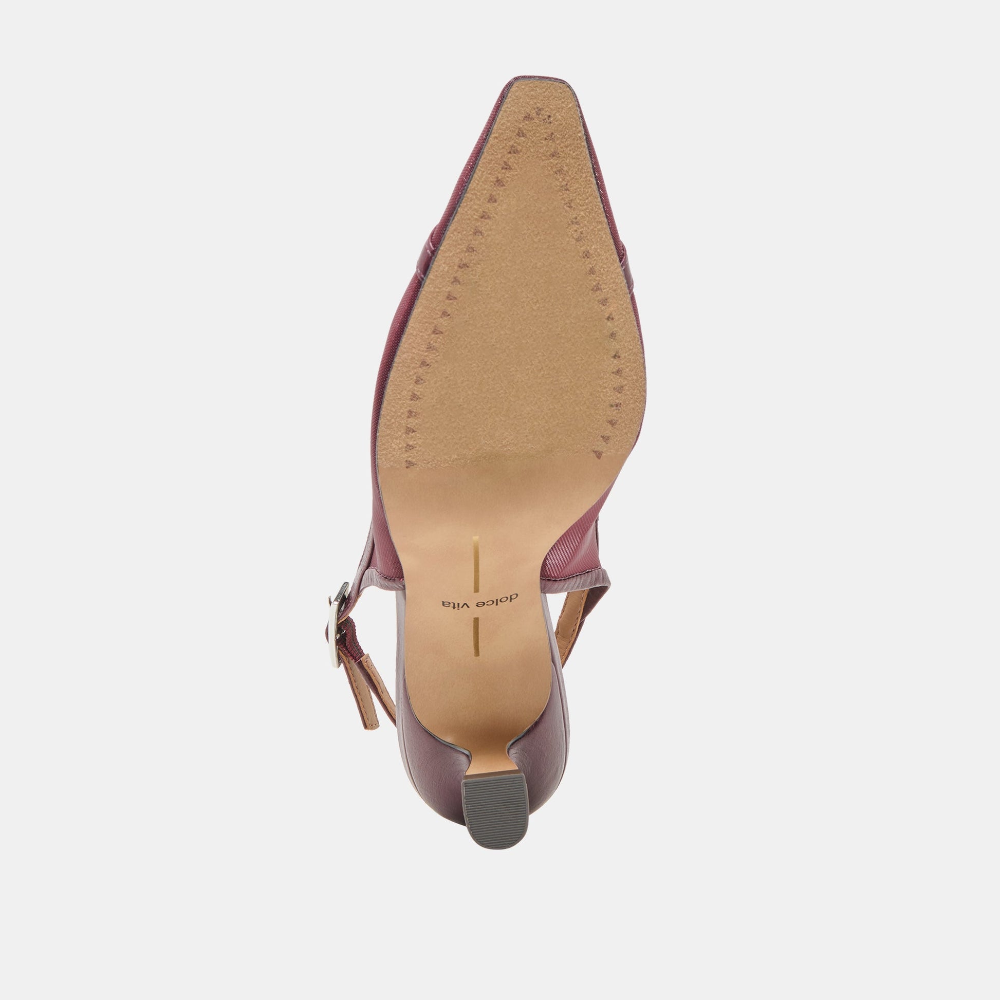 Dolce Vita Lorine Burgundy Mesh Heels