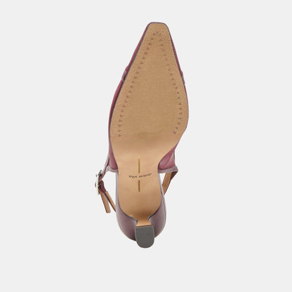 Dolce Vita Lorine Burgundy Mesh Heels