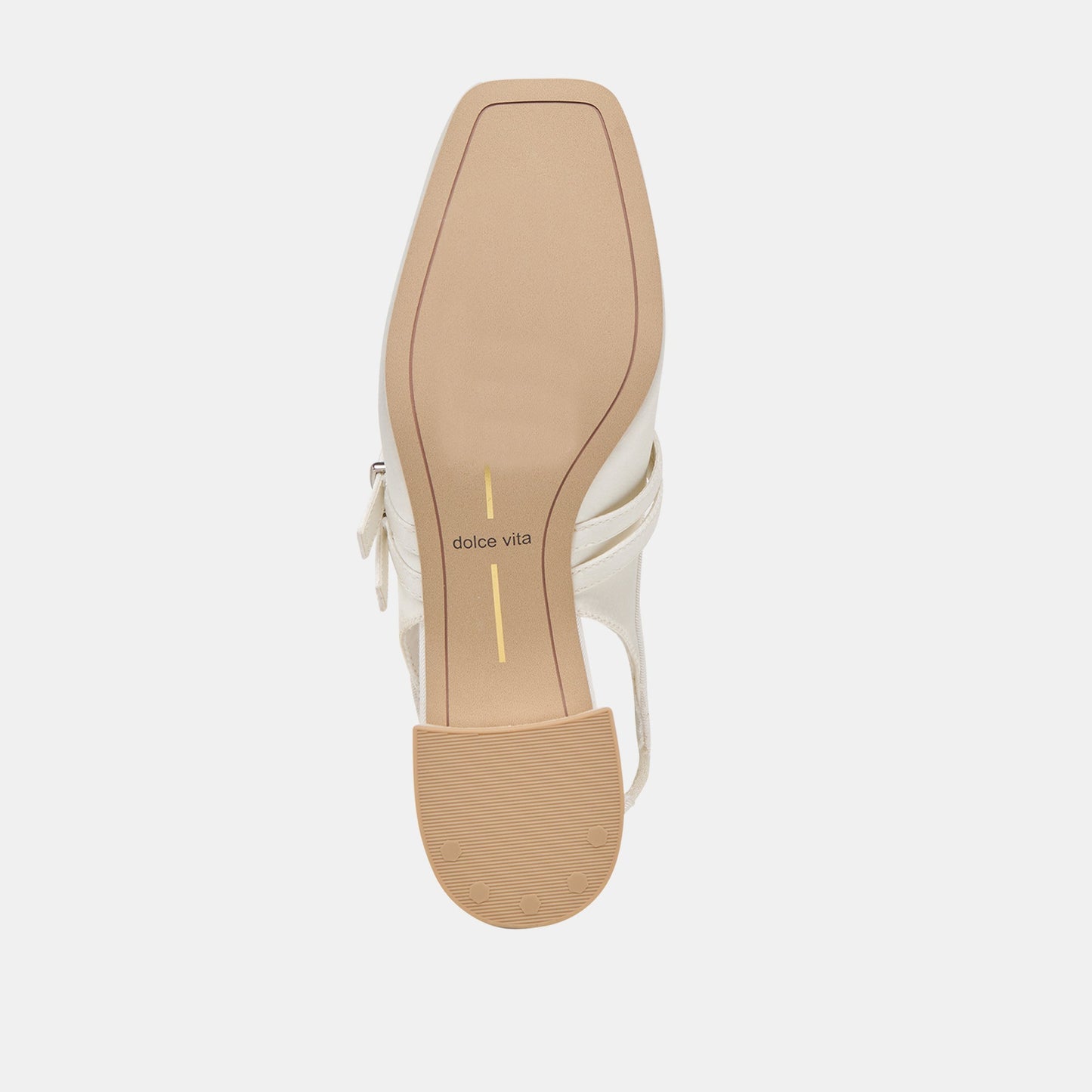 Dolce Vita Loris True White Satin Heels