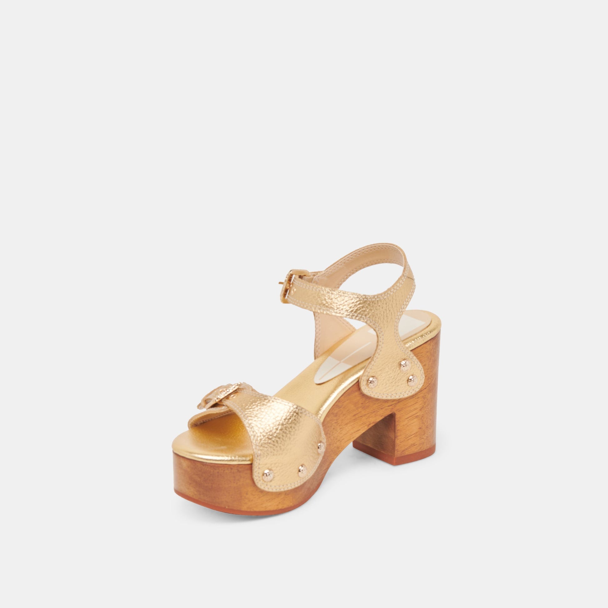 Dolce Vita YANDY HEELS GOLD LEATHER