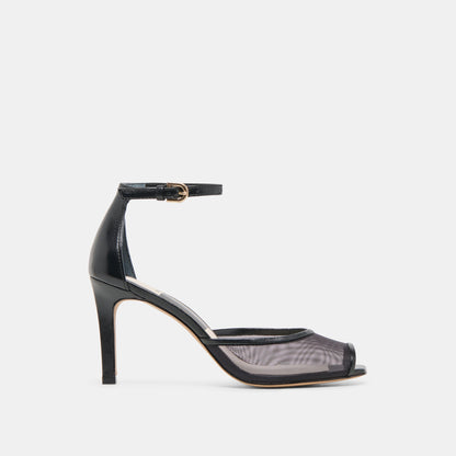 Dolce Vita Serlo Onyx Mesh Heels