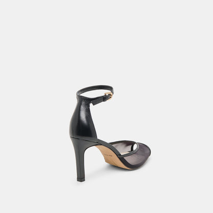 Dolce Vita Serlo Onyx Mesh Heels