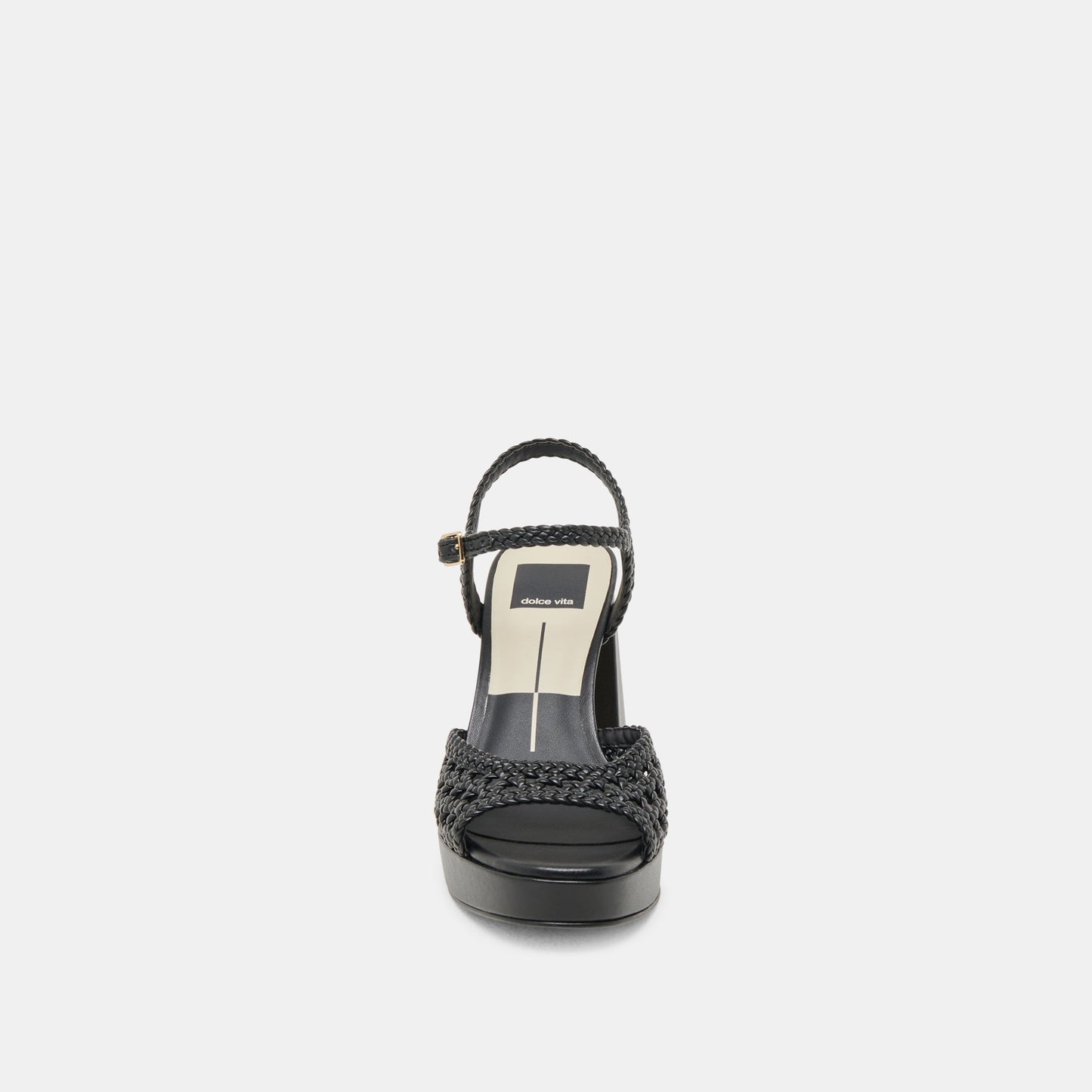 Dolce Vita PEYTEN WIDE HEELS BLACK WOVEN STELLA
