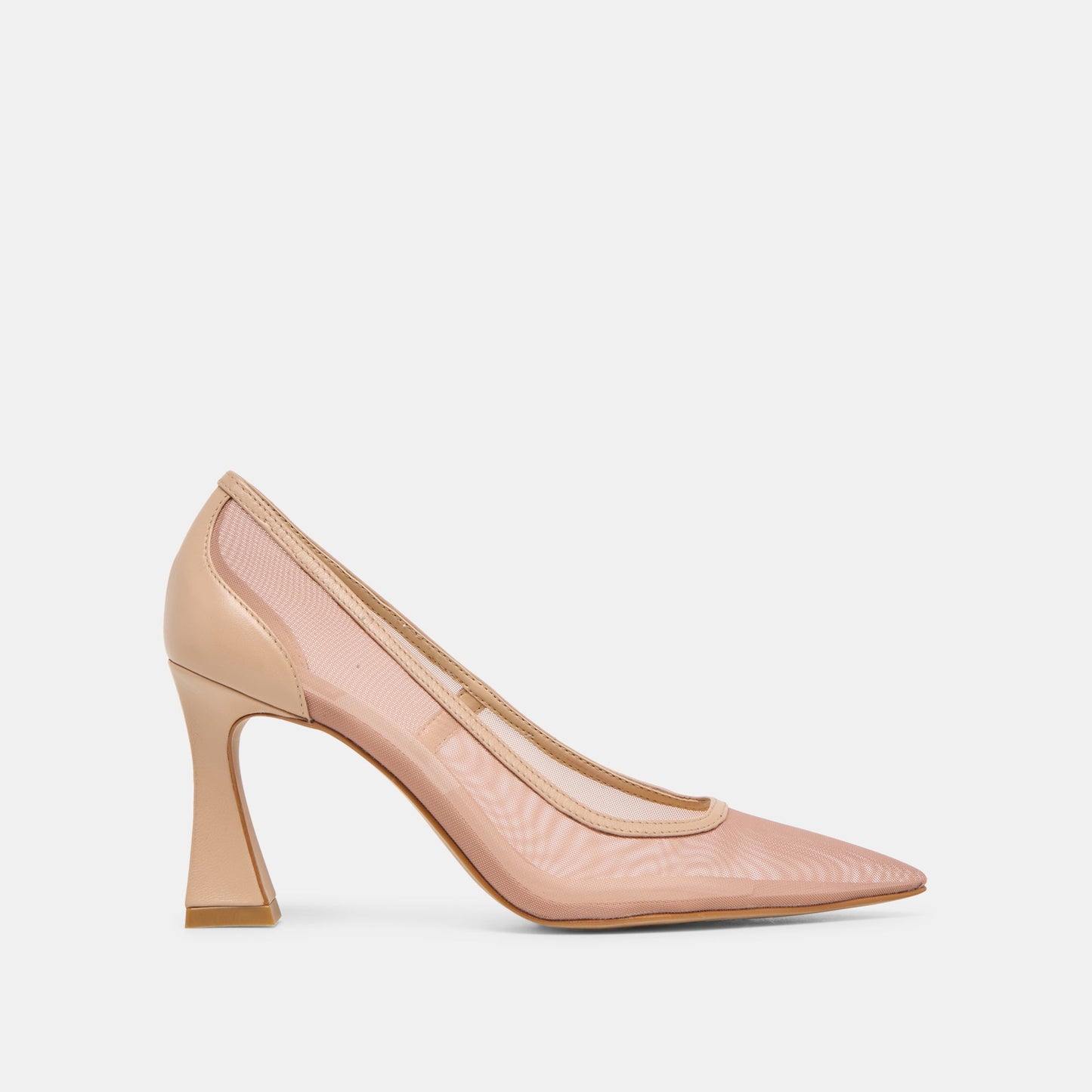 Dolce Vita Malory Lt Tan Mesh Heels