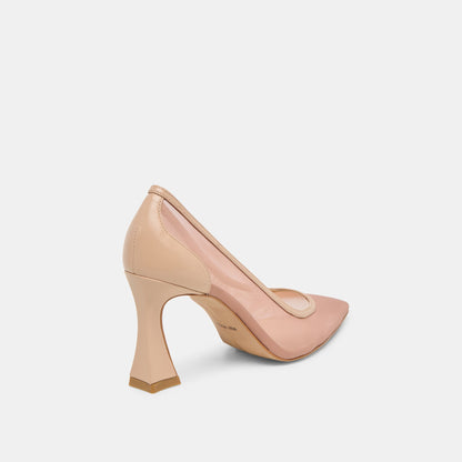 Dolce Vita Malory Lt Tan Mesh Heels
