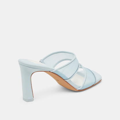 Dolce Vita Gitel Wide Ice Blue Mesh Heels