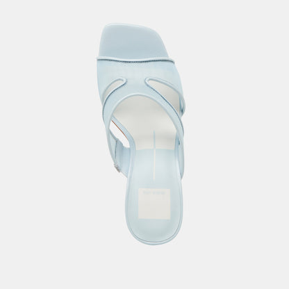 Dolce Vita Gitel Wide Ice Blue Mesh Heels