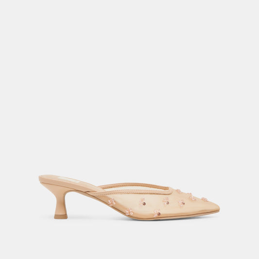Dolce Vita Clara French Vanilla Mesh Heels