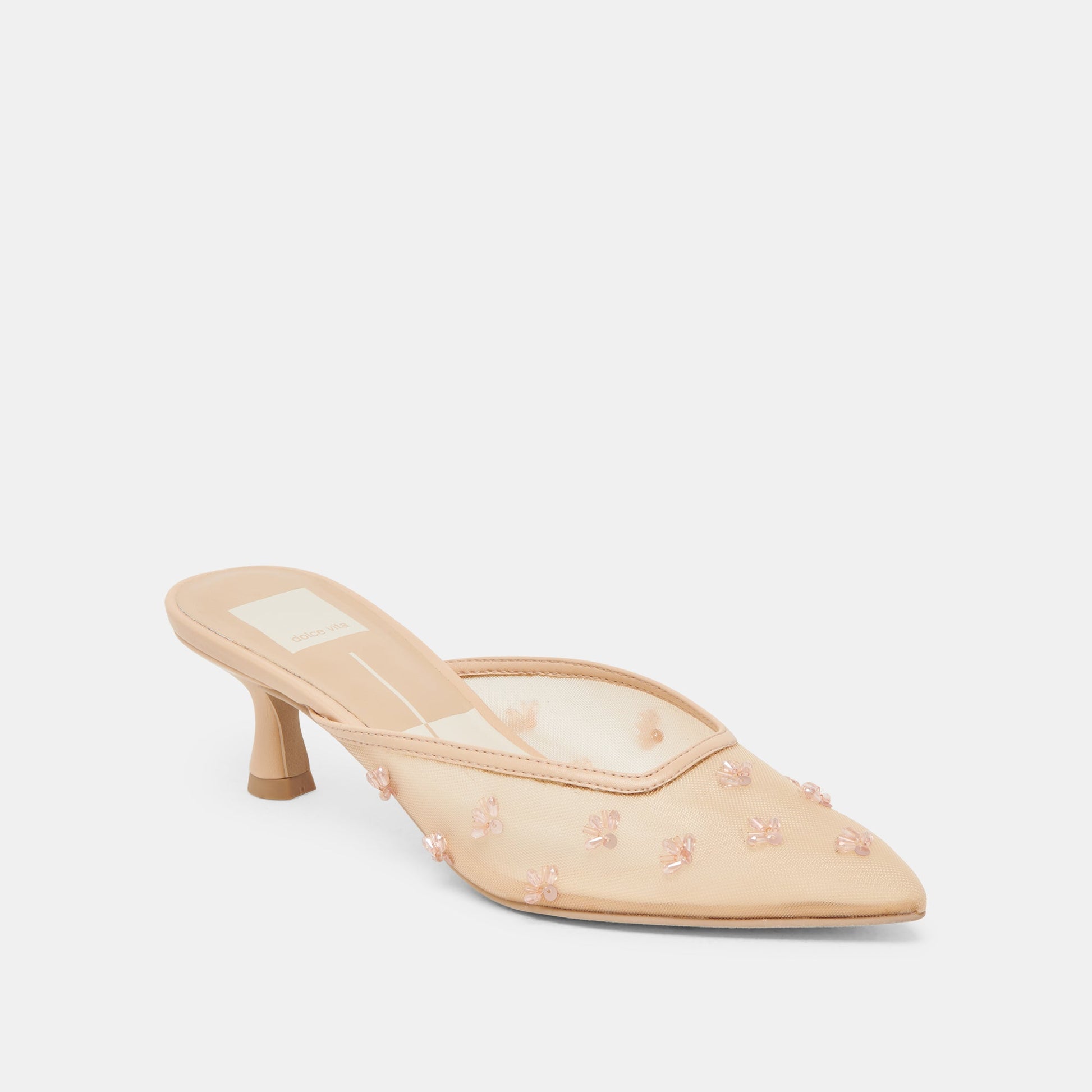 Dolce Vita Clara French Vanilla Mesh Heels
