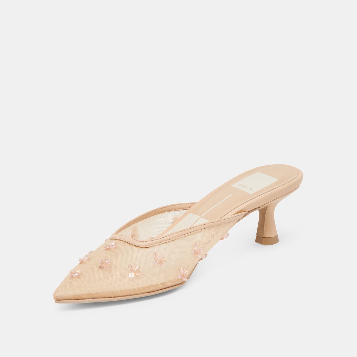 Dolce Vita Clara French Vanilla Mesh Heels