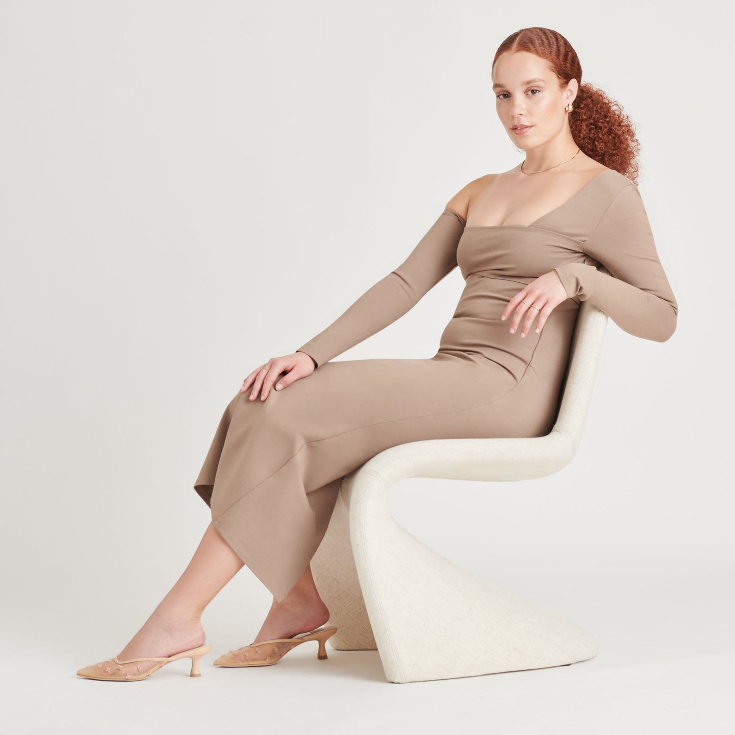 Dolce Vita Clara French Vanilla Mesh Heels