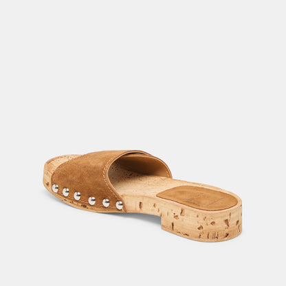Dolce Vita Sandy Chestnut Suede Sandals