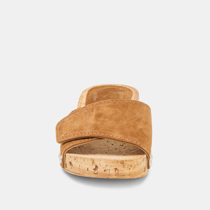 Dolce Vita Sandy Chestnut Suede Sandals