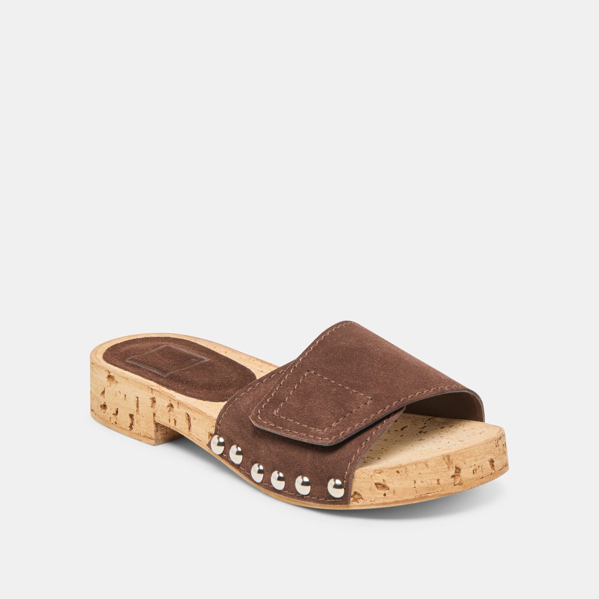 Dolce Vita Sandy Dk Brown Suede Sandals