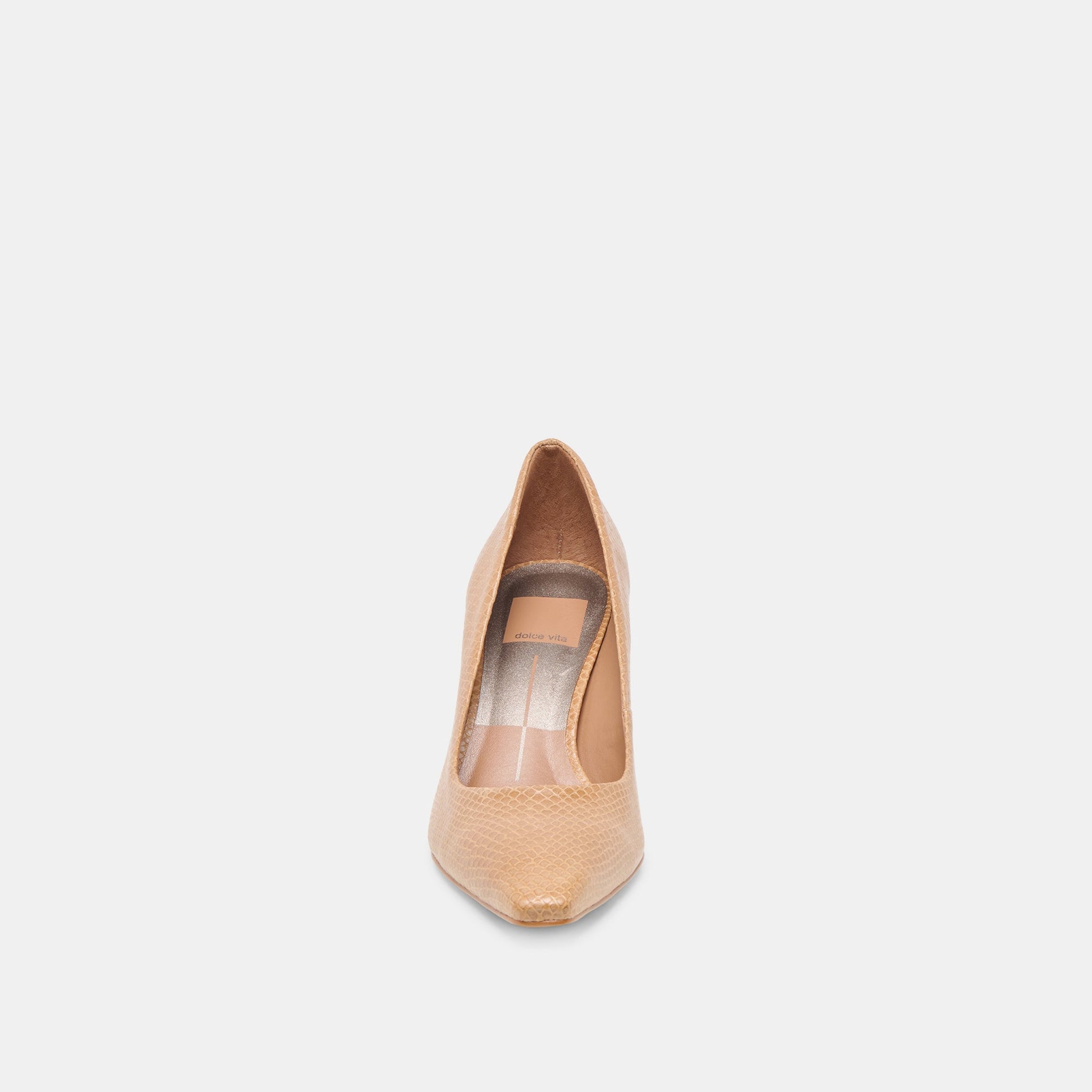 Dolce Vita Briona Whiskey Embossed Leather Heels