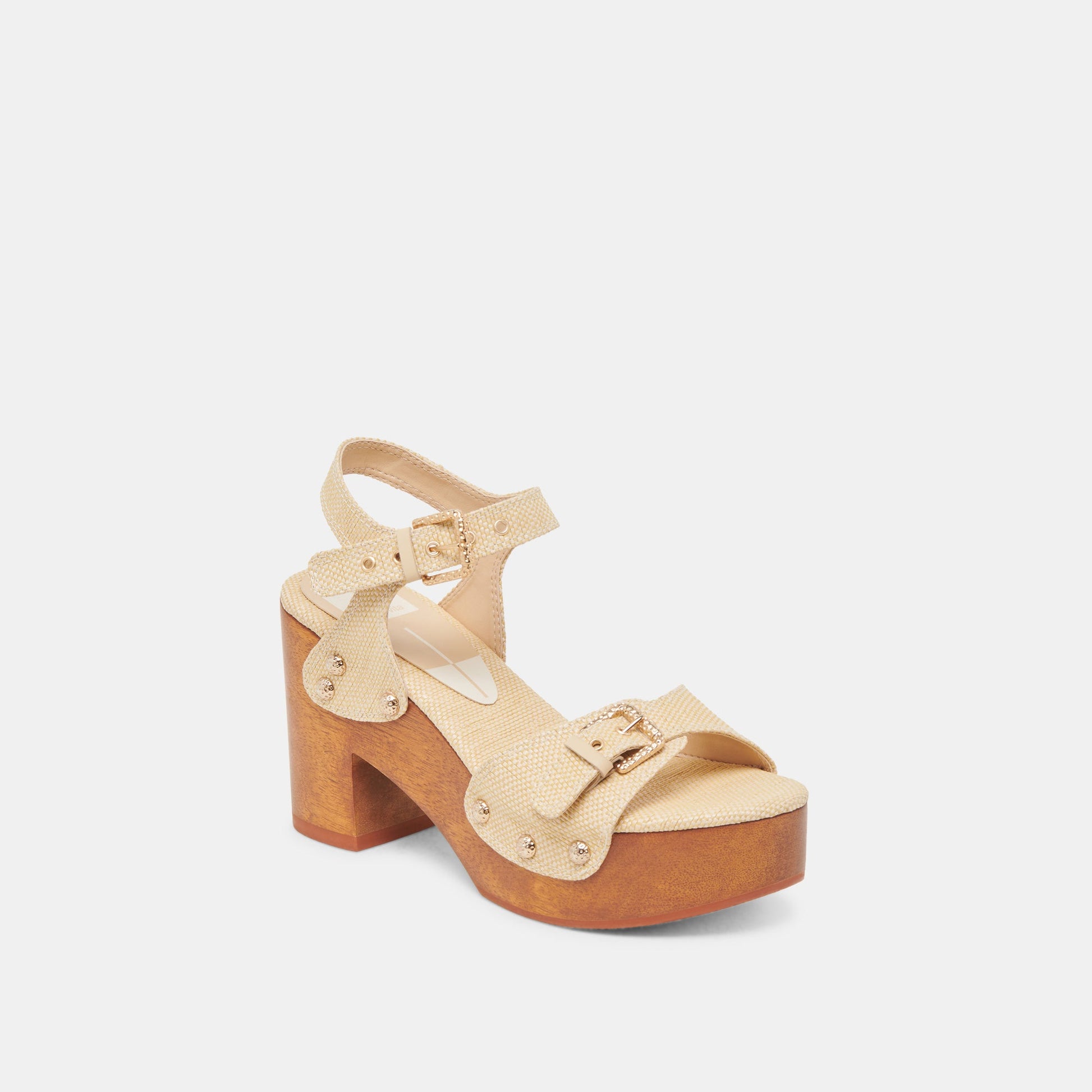 Dolce Vita YANDY HEELS LT NATURAL RAFFIA