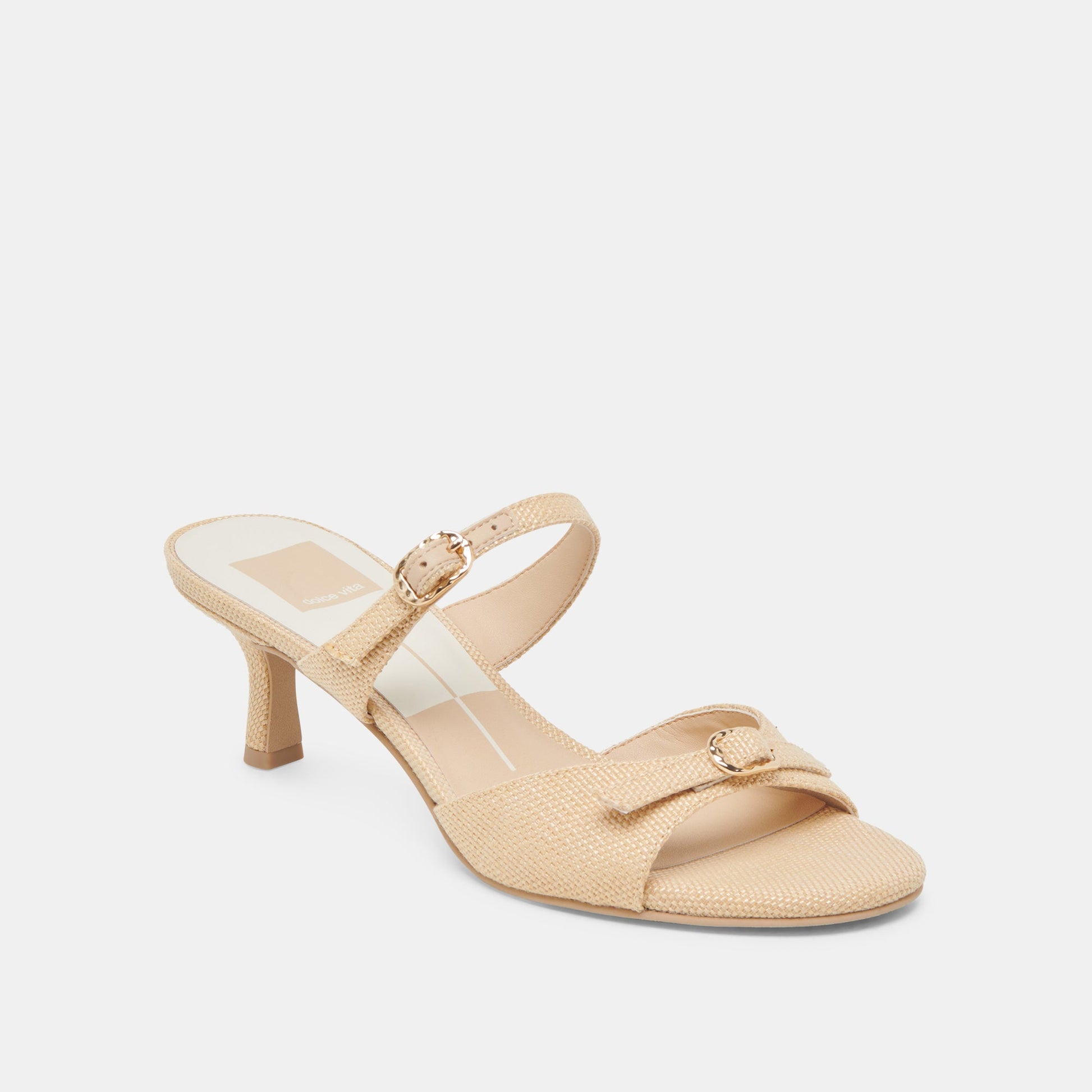 Dolce Vita LORALI HEELS LT NATURAL RAFFIA