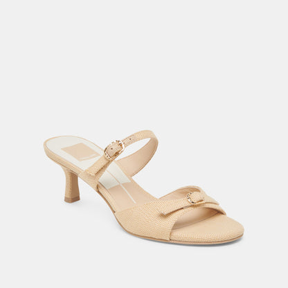 Dolce Vita LORALI HEELS LT NATURAL RAFFIA