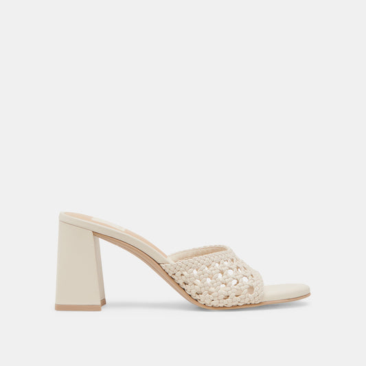 Dolce Vita MARGOE HEELS CREME WOVEN STELLA