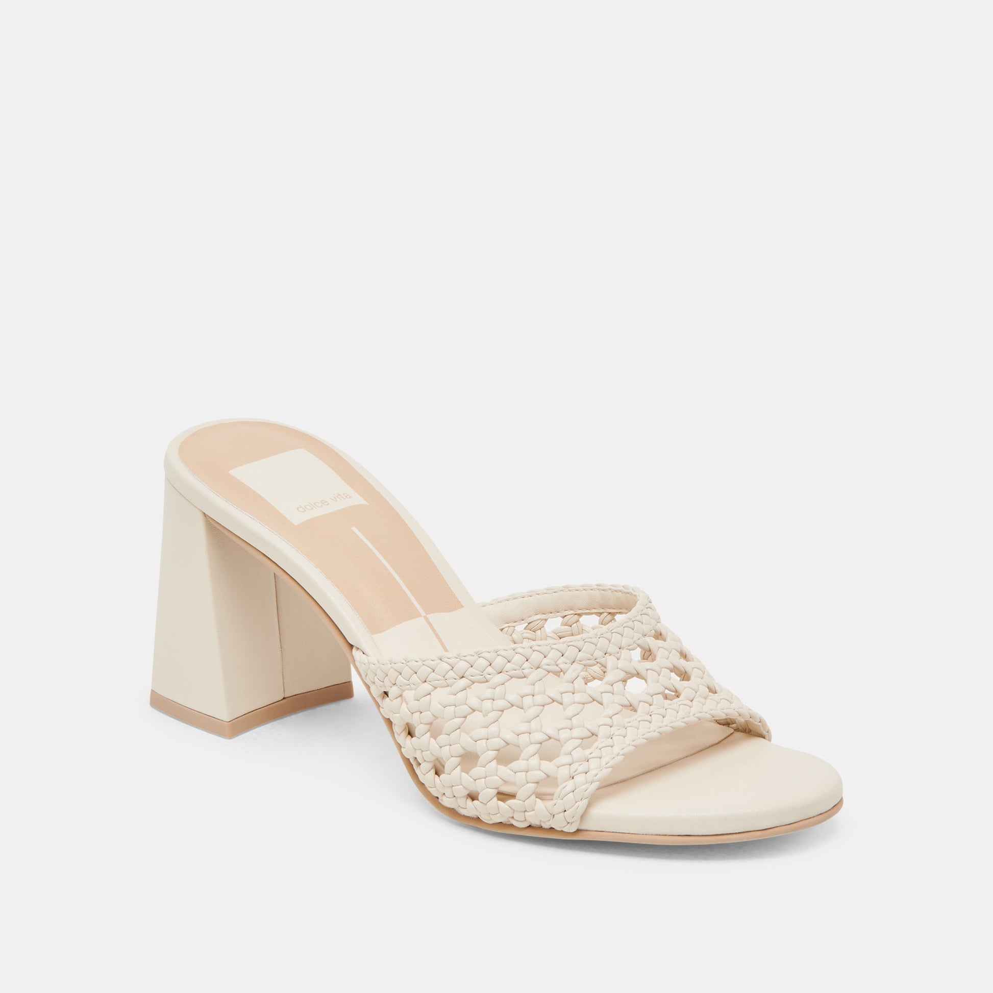 Dolce Vita MARGOE HEELS CREME WOVEN STELLA
