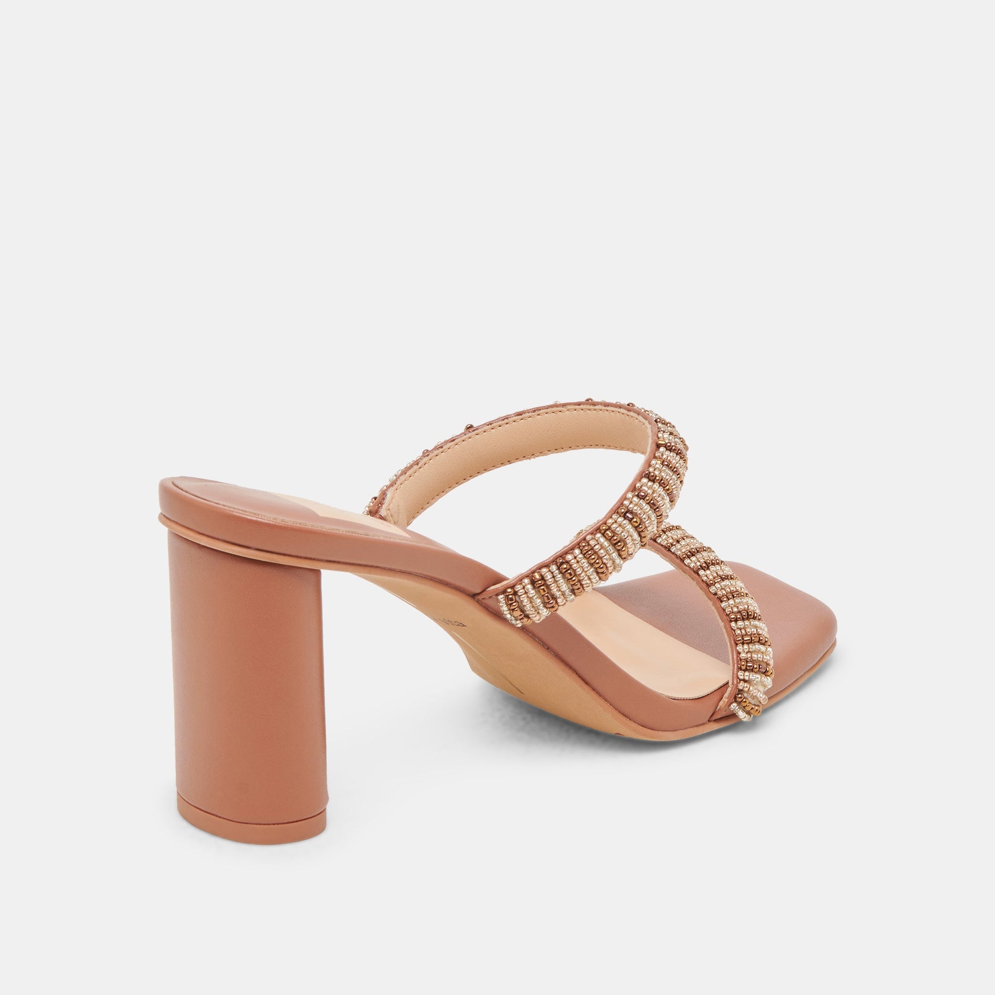 Dolce Vita NOLAH HEELS TAN MULTI BEADS