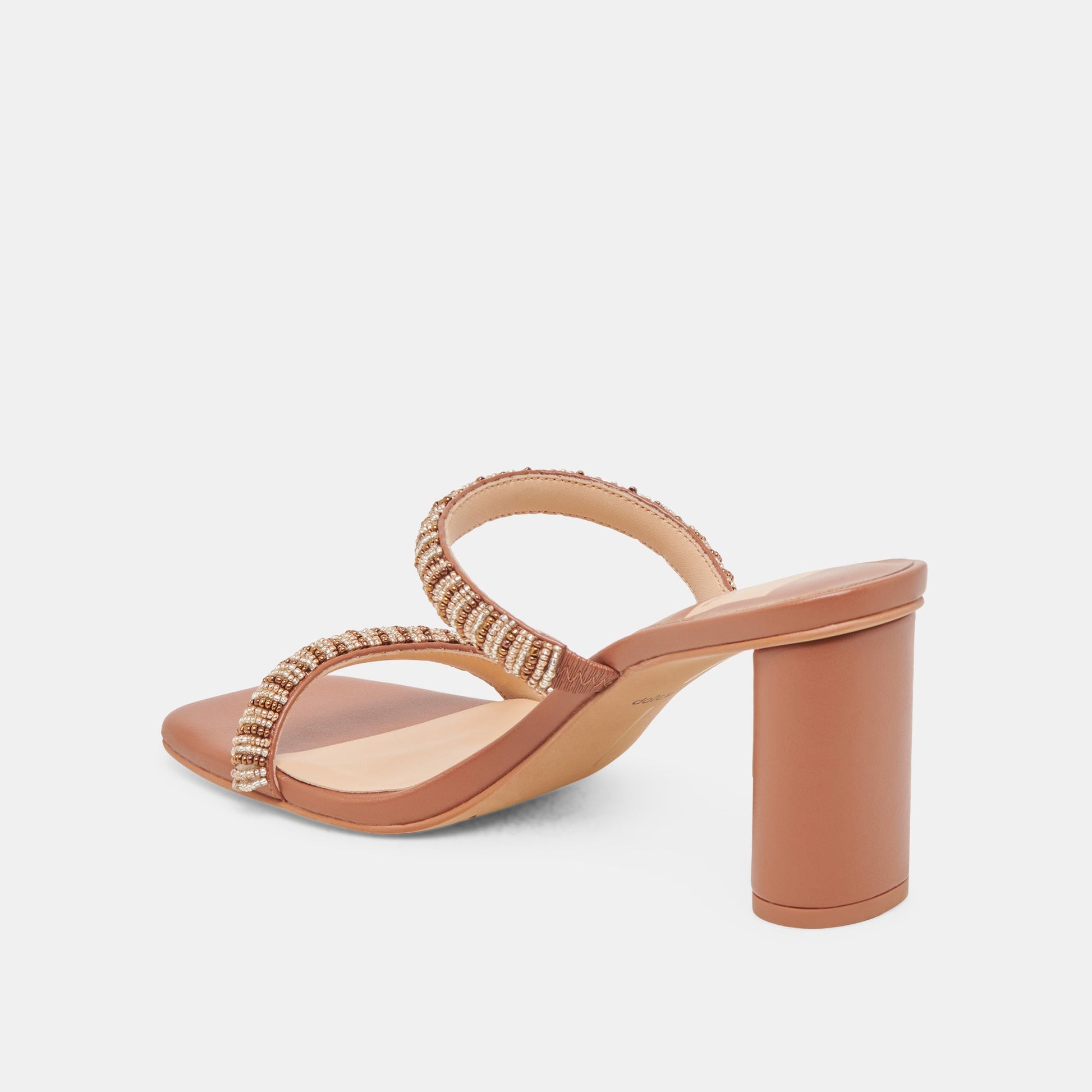 Dolce Vita NOLAH HEELS TAN MULTI BEADS