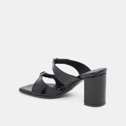 Dolce Vita SHANE HEELS MIDNIGHT CRINKLE PATENT