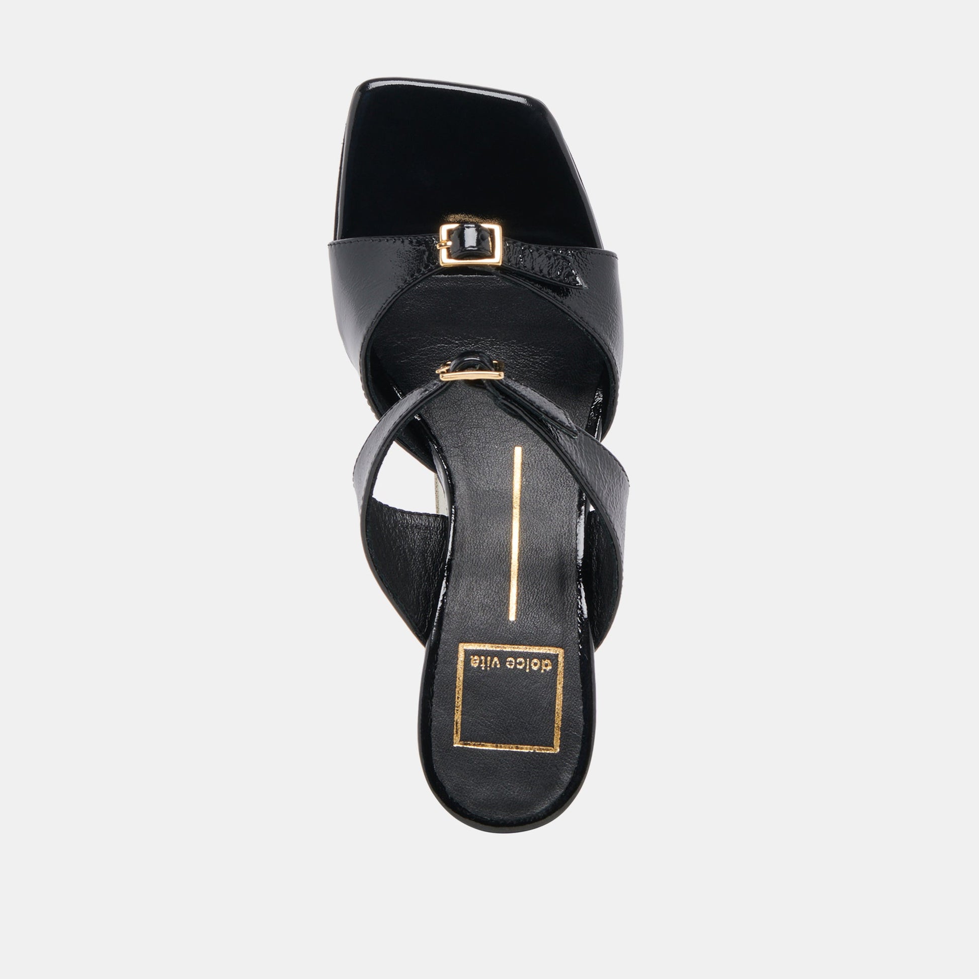 Dolce Vita SHANE HEELS MIDNIGHT CRINKLE PATENT