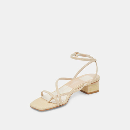 Dolce Vita KARLOS SANDALS NATURAL WOVEN RAFFIA