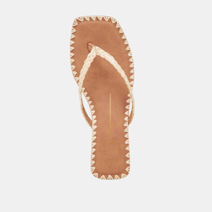Dolce Vita BARTY SANDALS LT NATURAL RAFFIA