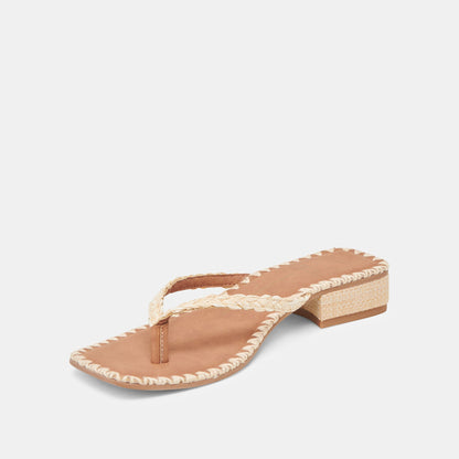 Dolce Vita BARTY SANDALS LT NATURAL RAFFIA