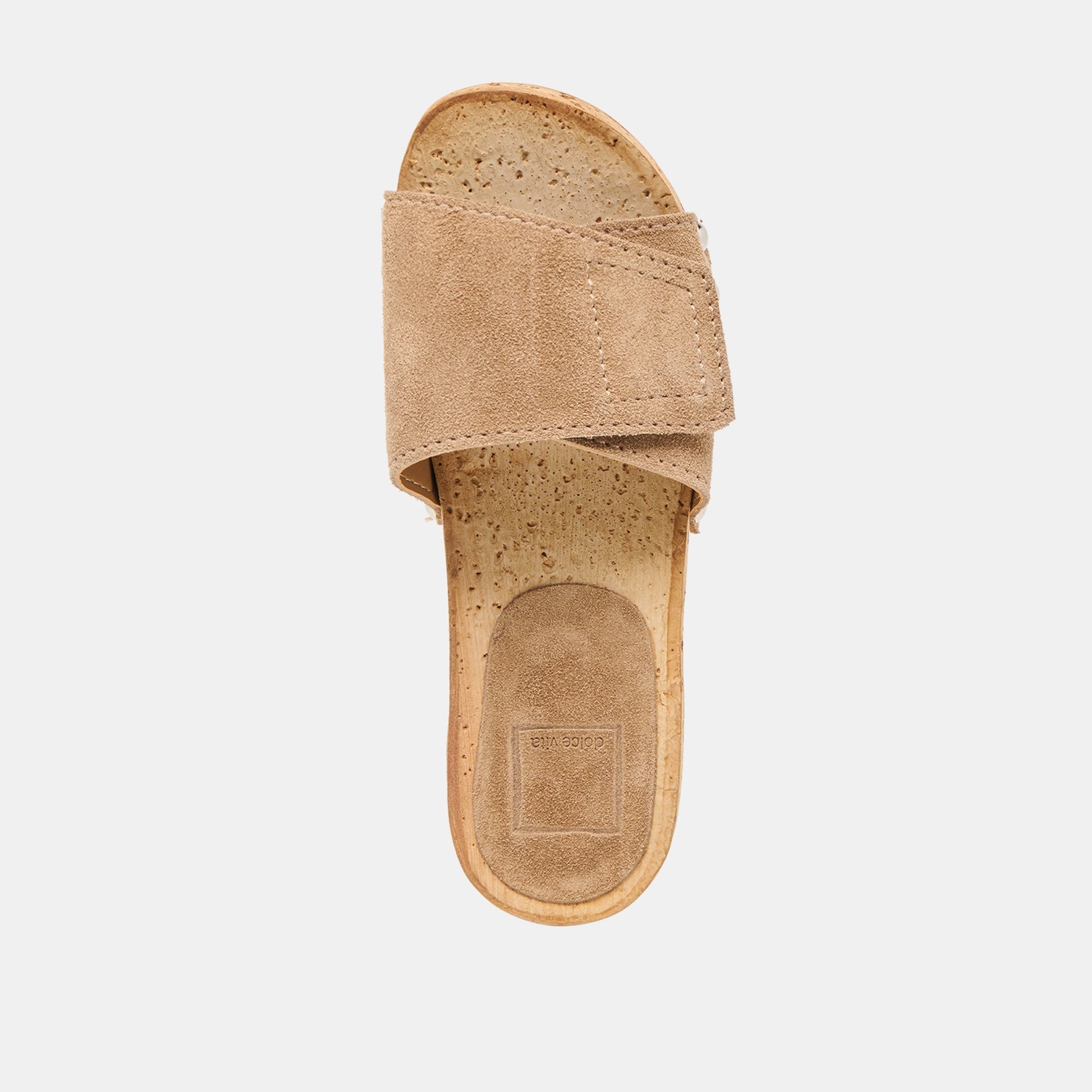 Dolce Vita Sandy Taupe Suede Sandals