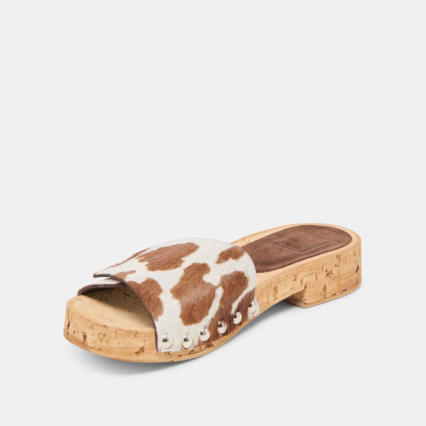 Dolce Vita Sandy Cocoa Taurus Calf Hair Sandals
