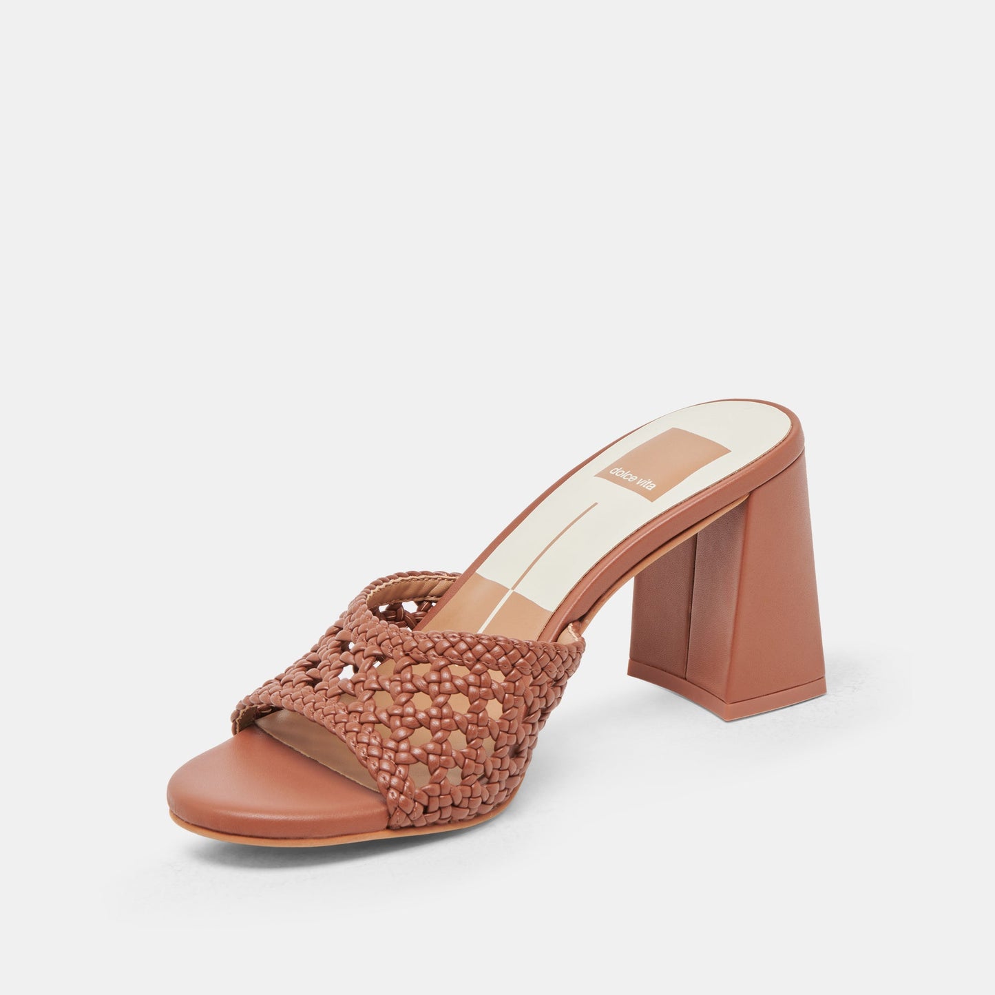 Dolce Vita MARGOE HEELS COGNAC WOVEN STELLA