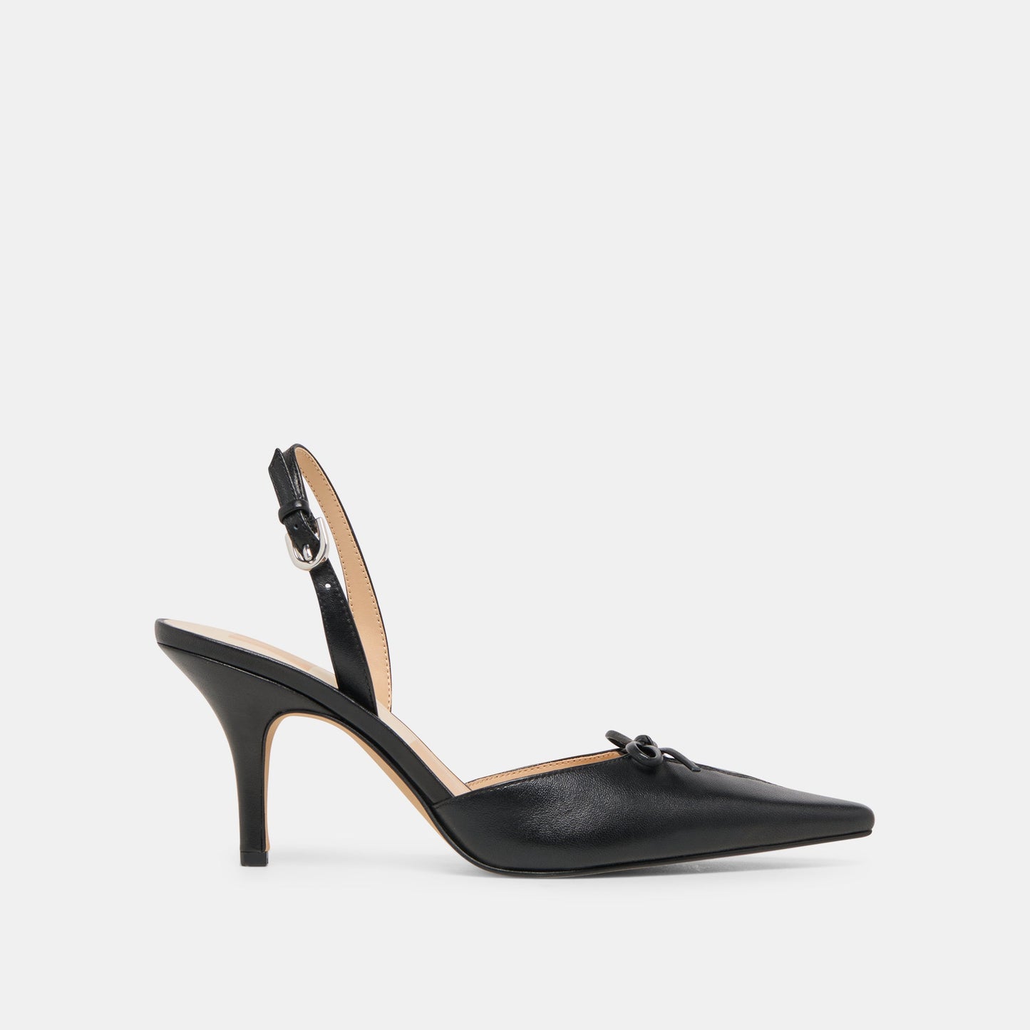 Dolce Vita Hamya Black Leather Heels