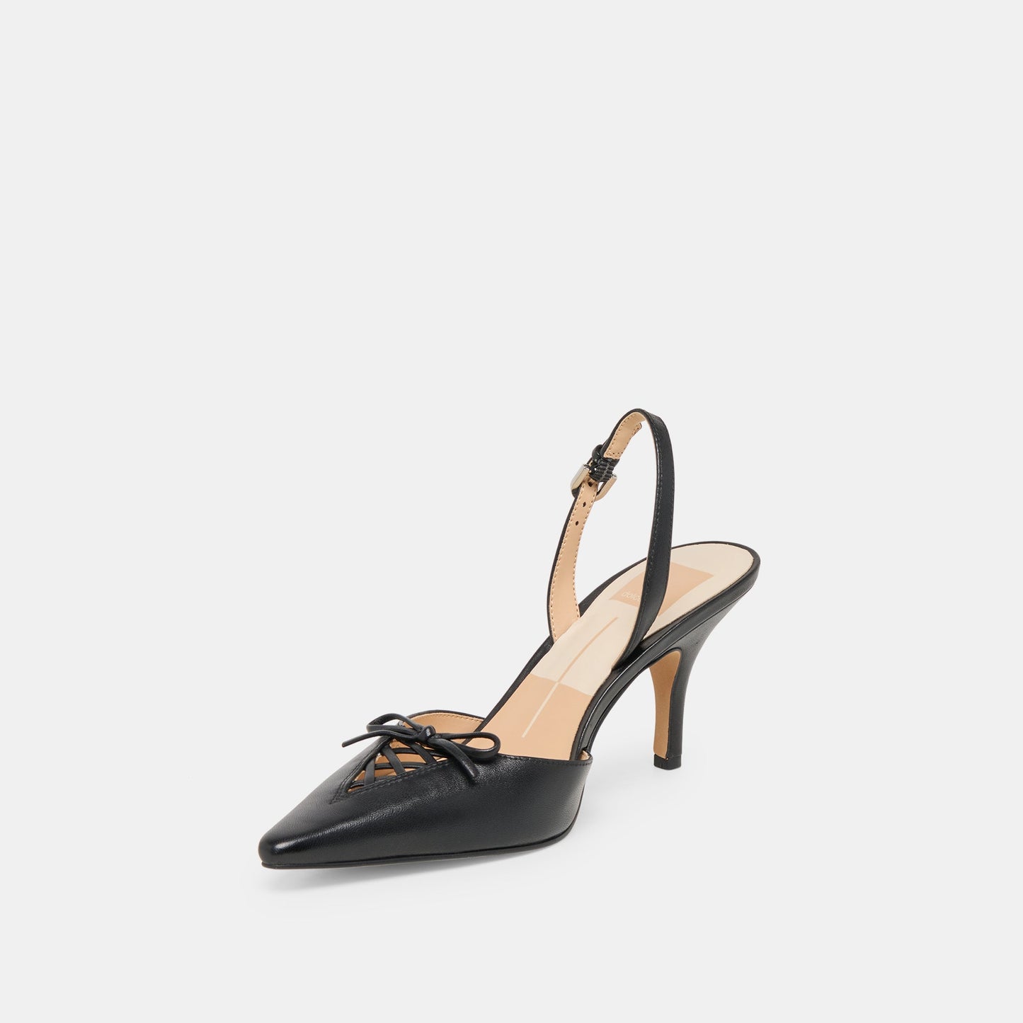 Dolce Vita Hamya Black Leather Heels
