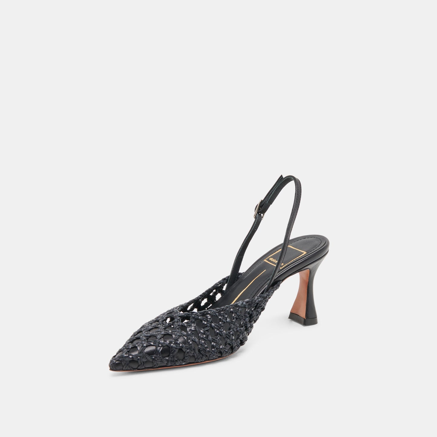 Dolce Vita GLORIA HEELS BLACK WOVEN