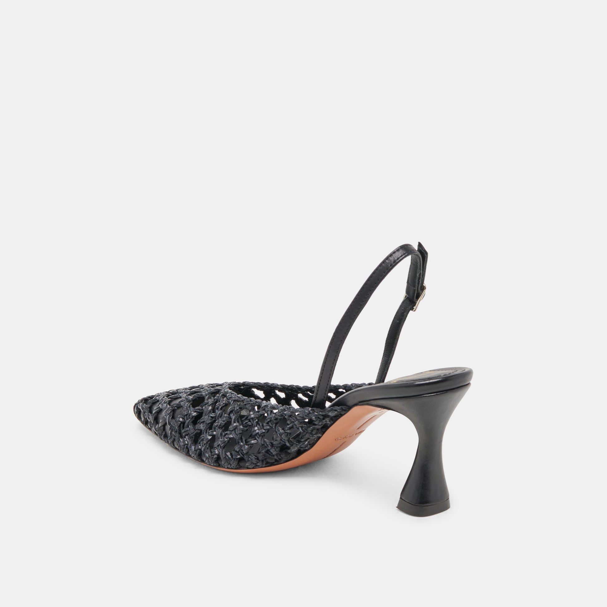 Dolce Vita GLORIA HEELS BLACK WOVEN