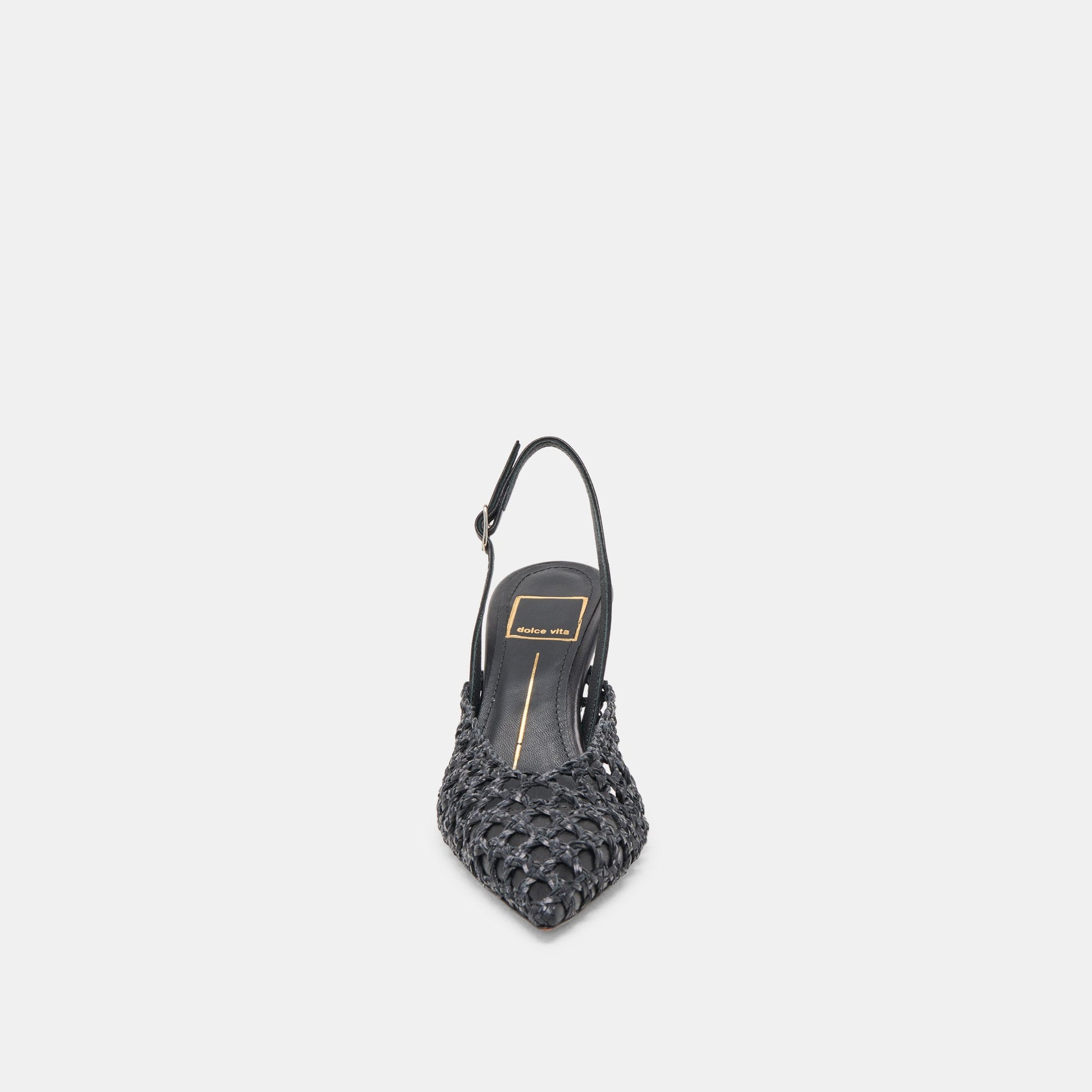 Dolce Vita GLORIA HEELS BLACK WOVEN