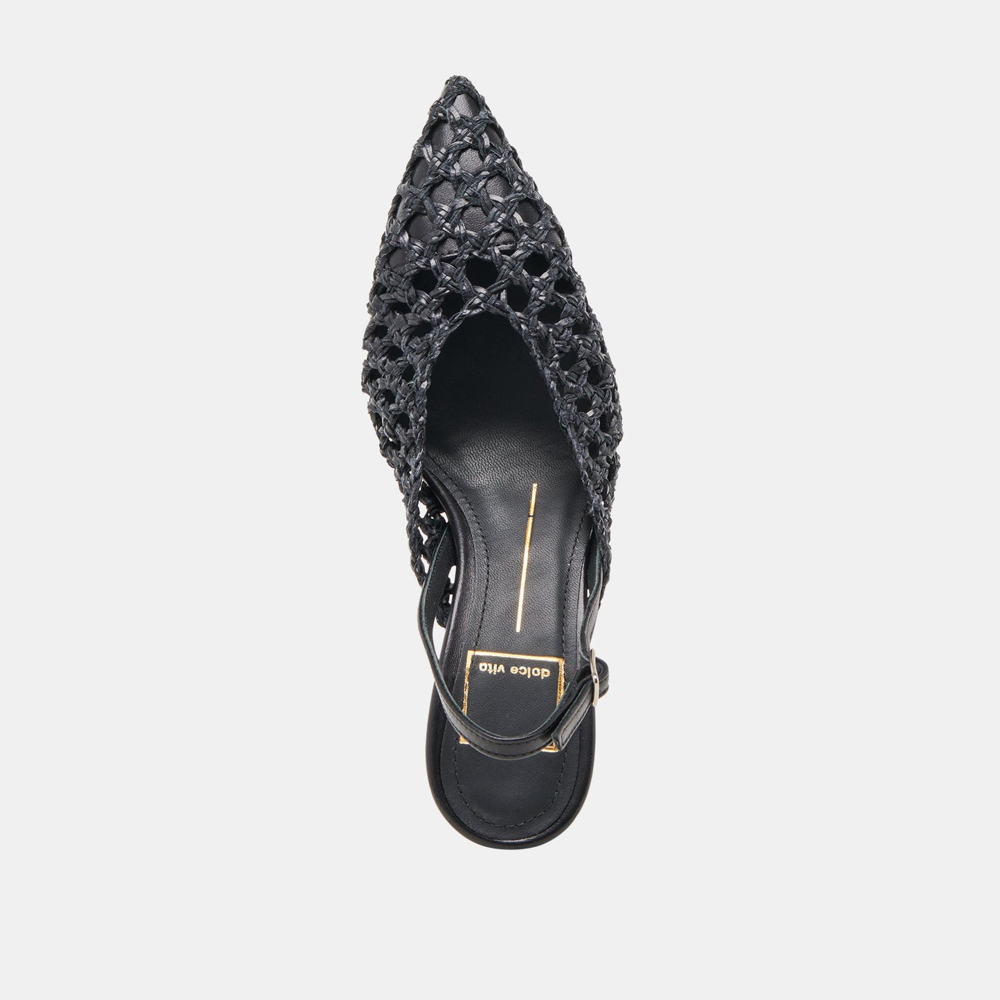 Dolce Vita GLORIA HEELS BLACK WOVEN