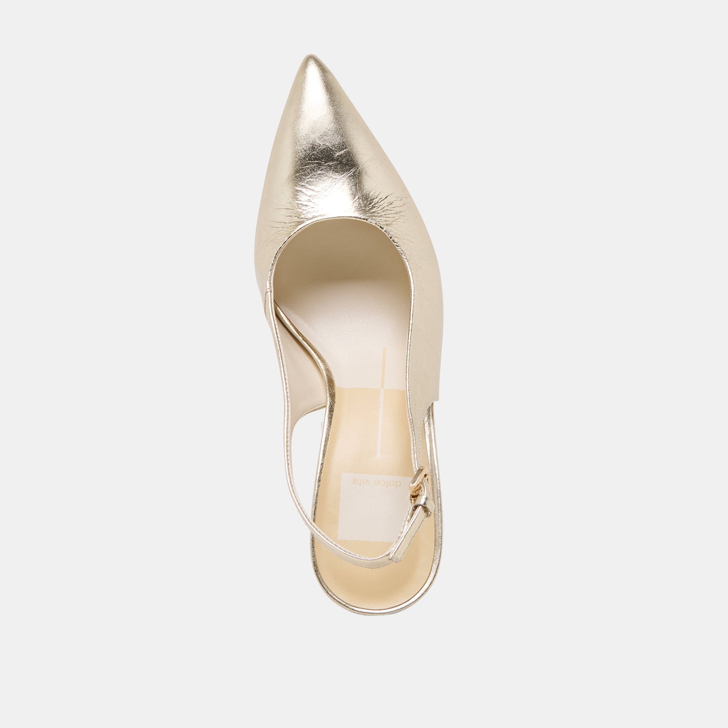 Dolce Vita ELASI HEELS LIGHT GOLD CRINKLE PATENT