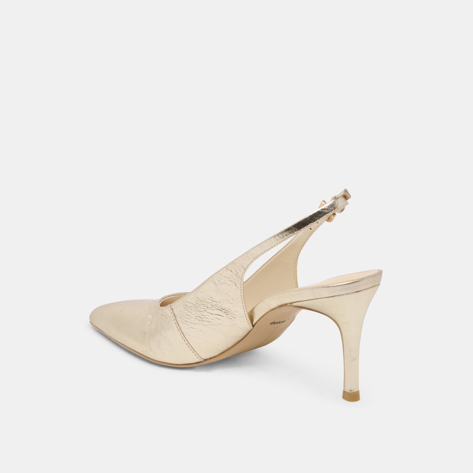 Dolce Vita ELASI HEELS LIGHT GOLD CRINKLE PATENT