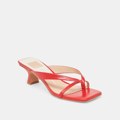 Dolce Vita BREVEL WIDE HEELS CHILI LEATHER